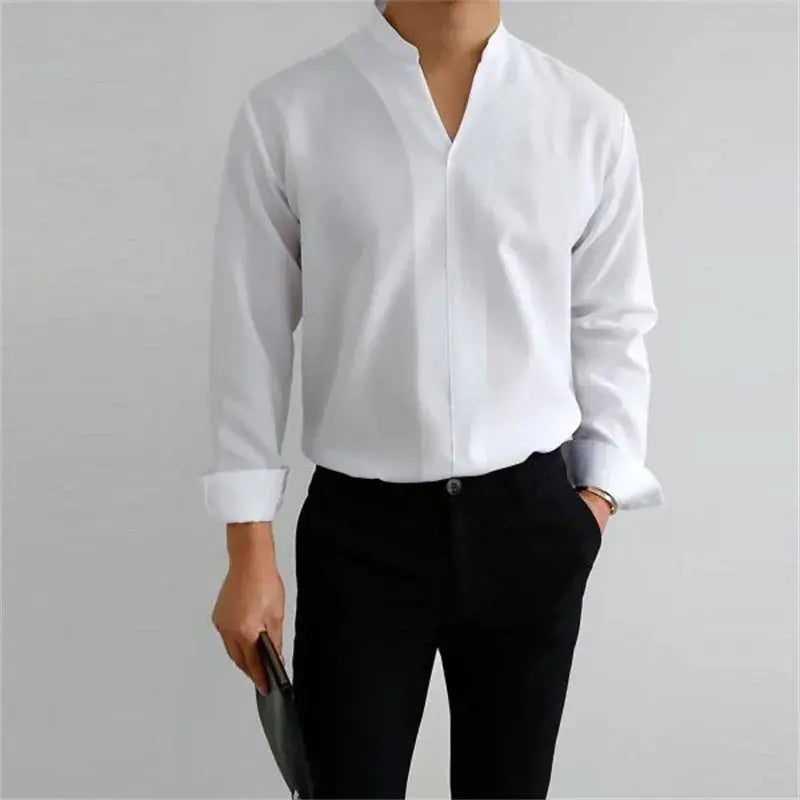 Women's Ethan | Modern Casual Long Sleeve Men's Shirt | Long Sleeve Design: Perfect for layering or wearin 1