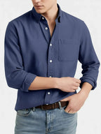 Women's Ethan | Stylish Acid Washed Long Sleeve Men's Shirt | Material: 100% Cotton (Acid Washed): Soft and brea 0