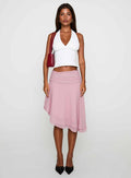 Women's Evanescence Asymmetrical Midi Skirt Pastel Pink 0