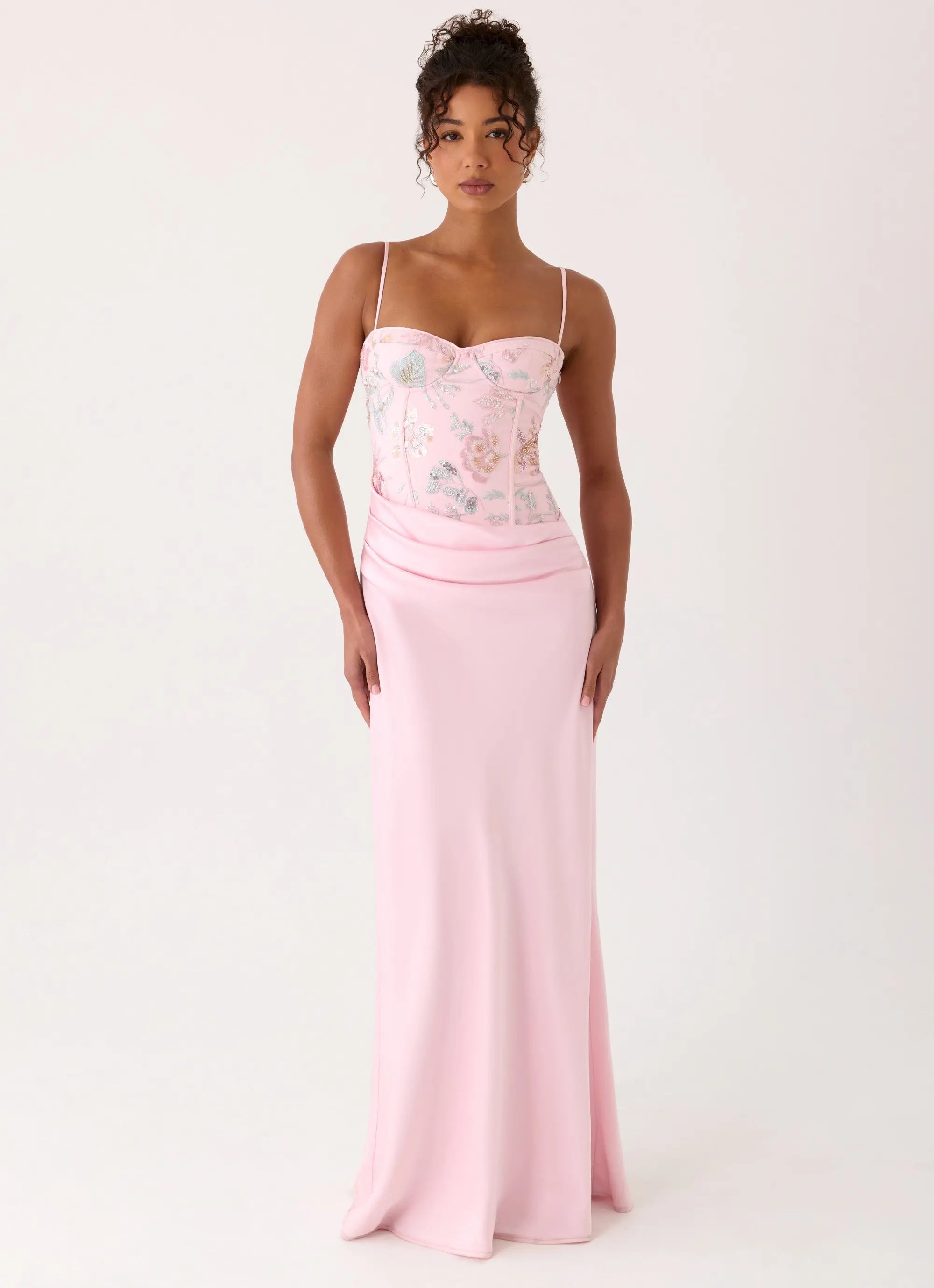 Women's Everbloom Collection | Maxi Dress for Women with Beaded Detail | Elegant Long Dress for Glamorous Occasions | Ma 1
