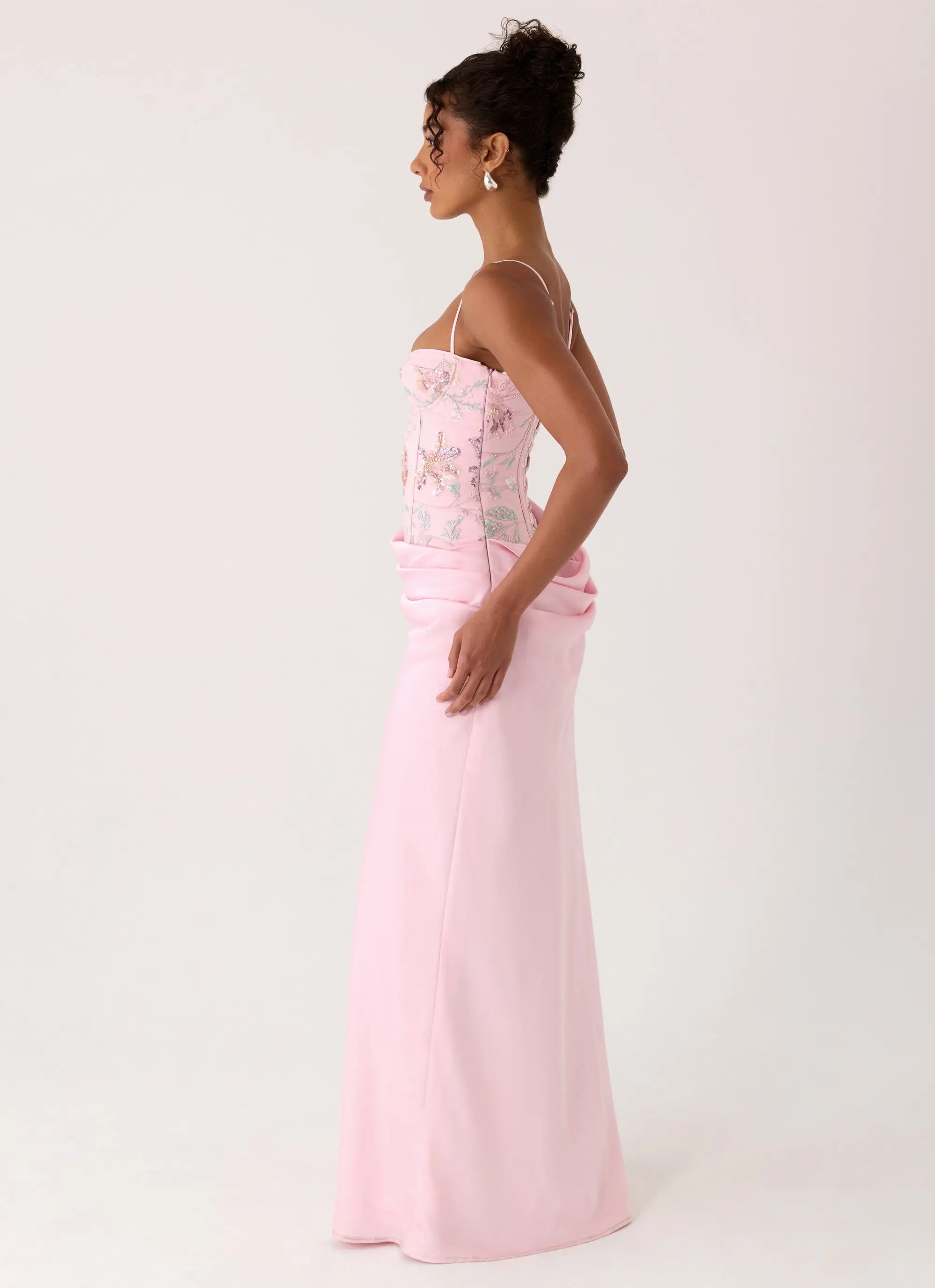 Women's Everbloom Collection | Maxi Dress for Women with Beaded Detail | Elegant Long Dress for Glamorous Occasions | Ma 2