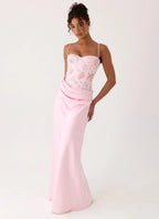 Women's Everbloom Collection | Maxi Dress for Women with Beaded Detail | Elegant Long Dress for Glamorous Occasions | Ma 4
