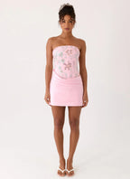 Women's Everbloom Collection | Women's Cocktail Dress with Beaded Detailing | Elegant Mini Dress for Stylish Evening Eve 4