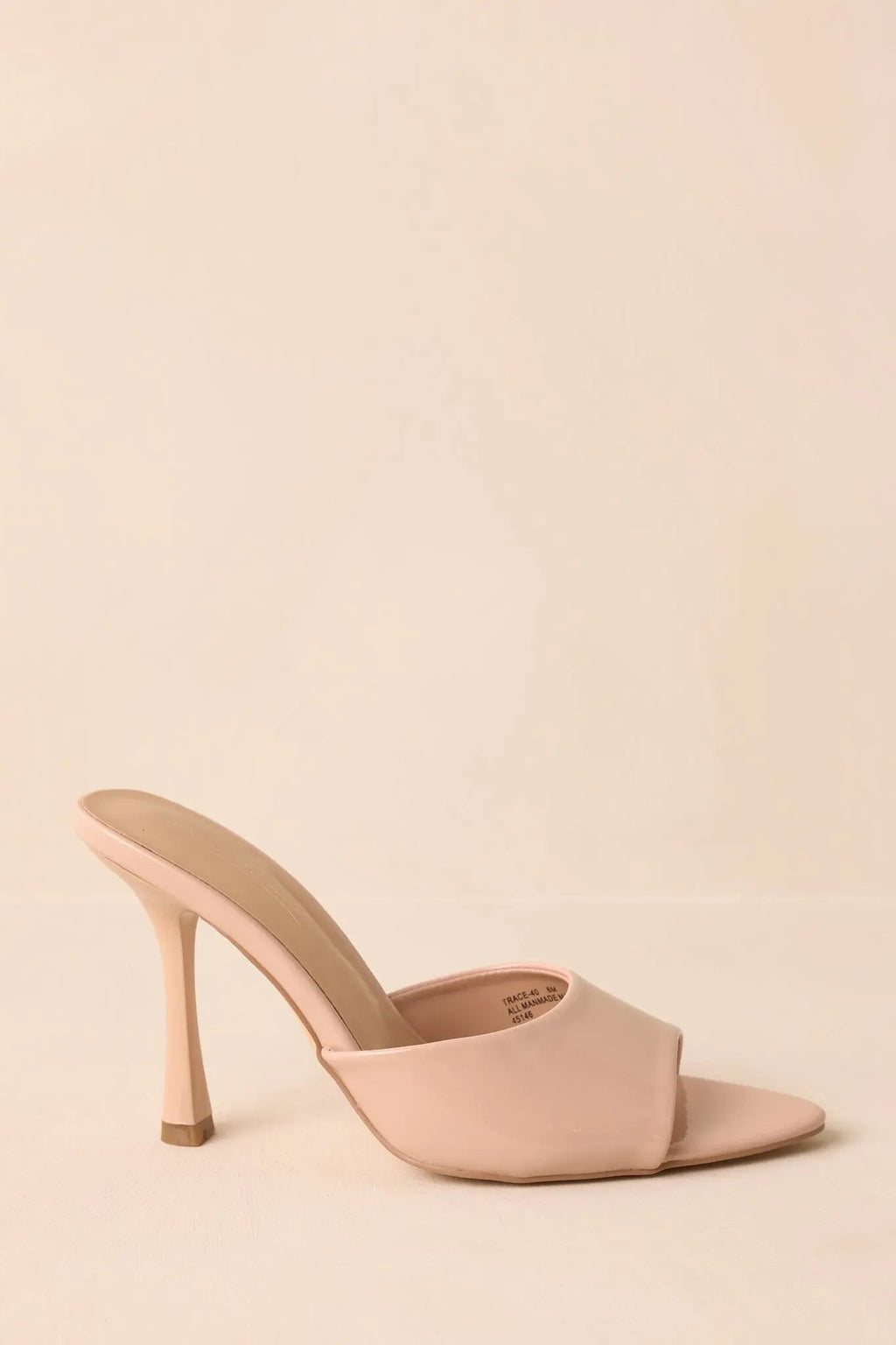 Women's Every Step Counts Beige Faux Leather High Heel Sandals | Heels measures 4" 2