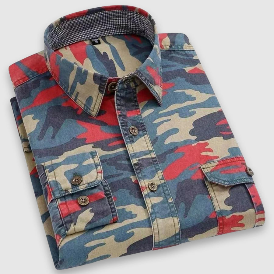 Women's Felix Grant Camouflage Classic Shirt | Material: Cotton 0