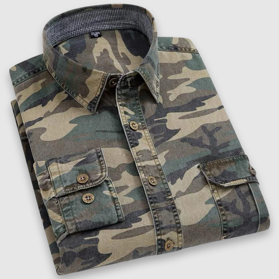 Women's Felix Grant Camouflage Classic Shirt | Material: Cotton 1