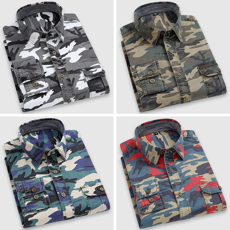 Women's Felix Grant Camouflage Classic Shirt | Material: Cotton 4