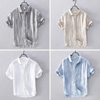 Women's Felix Grant Coral Bay Linen Shirt | Material: Linen 4