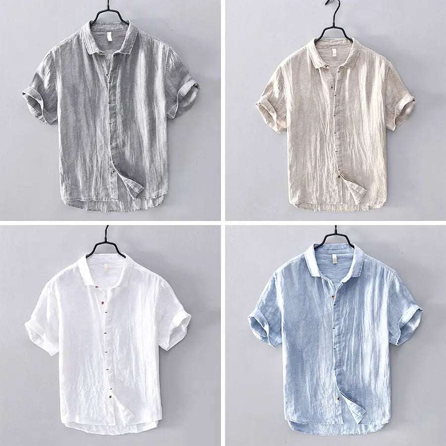 Women's Felix Grant Coral Bay Linen Shirt | Material: Linen 4