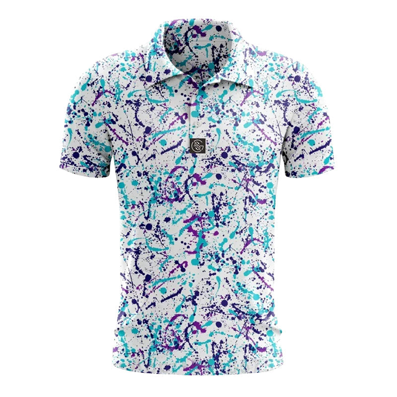 Women's Felix Grant Printed Golf Polo Shirt | Fit: Slim fit 0