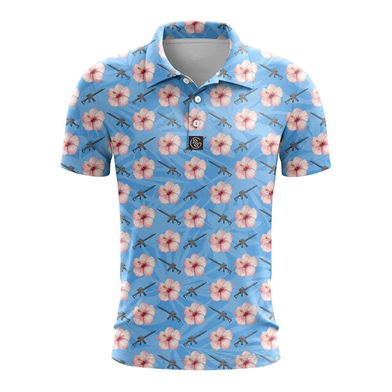 Women's Felix Grant Printed Golf Polo Shirt | Fit: Slim fit 1
