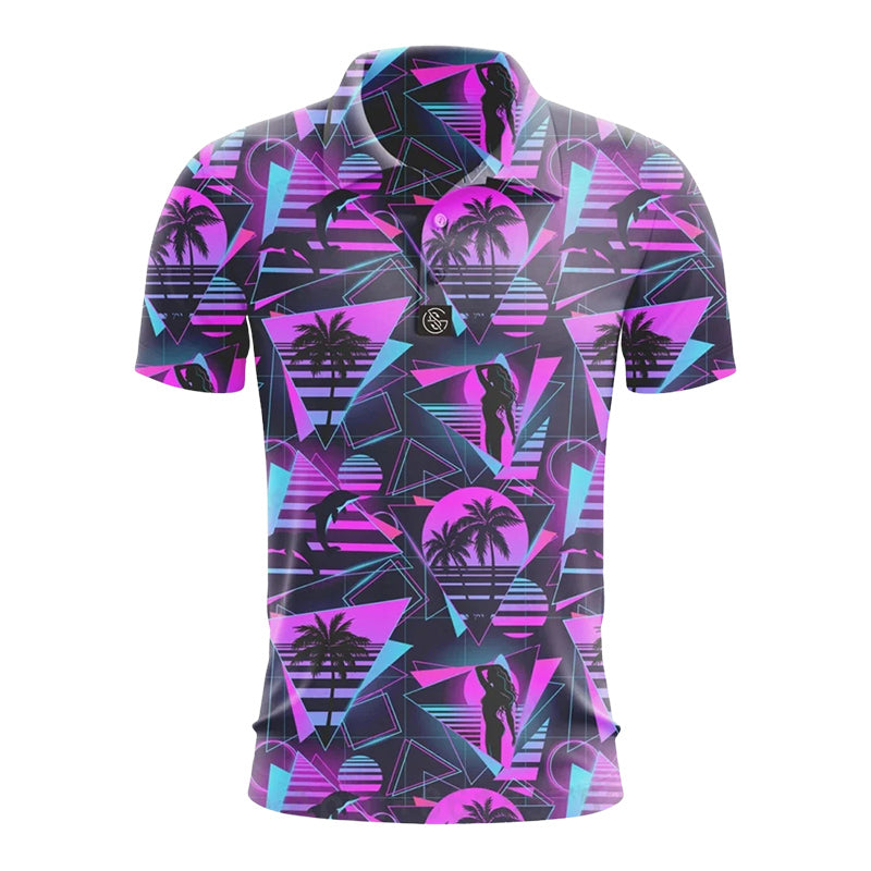 Women's Felix Grant Printed Golf Polo Shirt | Fit: Slim fit 2