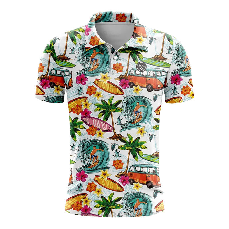 Women's Felix Grant Printed Golf Polo Shirt | Fit: Slim fit 4