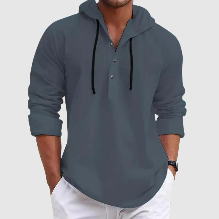 Women's Felix Grant Weekend Hooded Shirt | Material: Cotton Blend 3