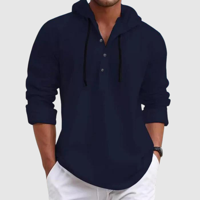 Women's Felix Grant Weekend Hooded Shirt | Material: Cotton Blend 4