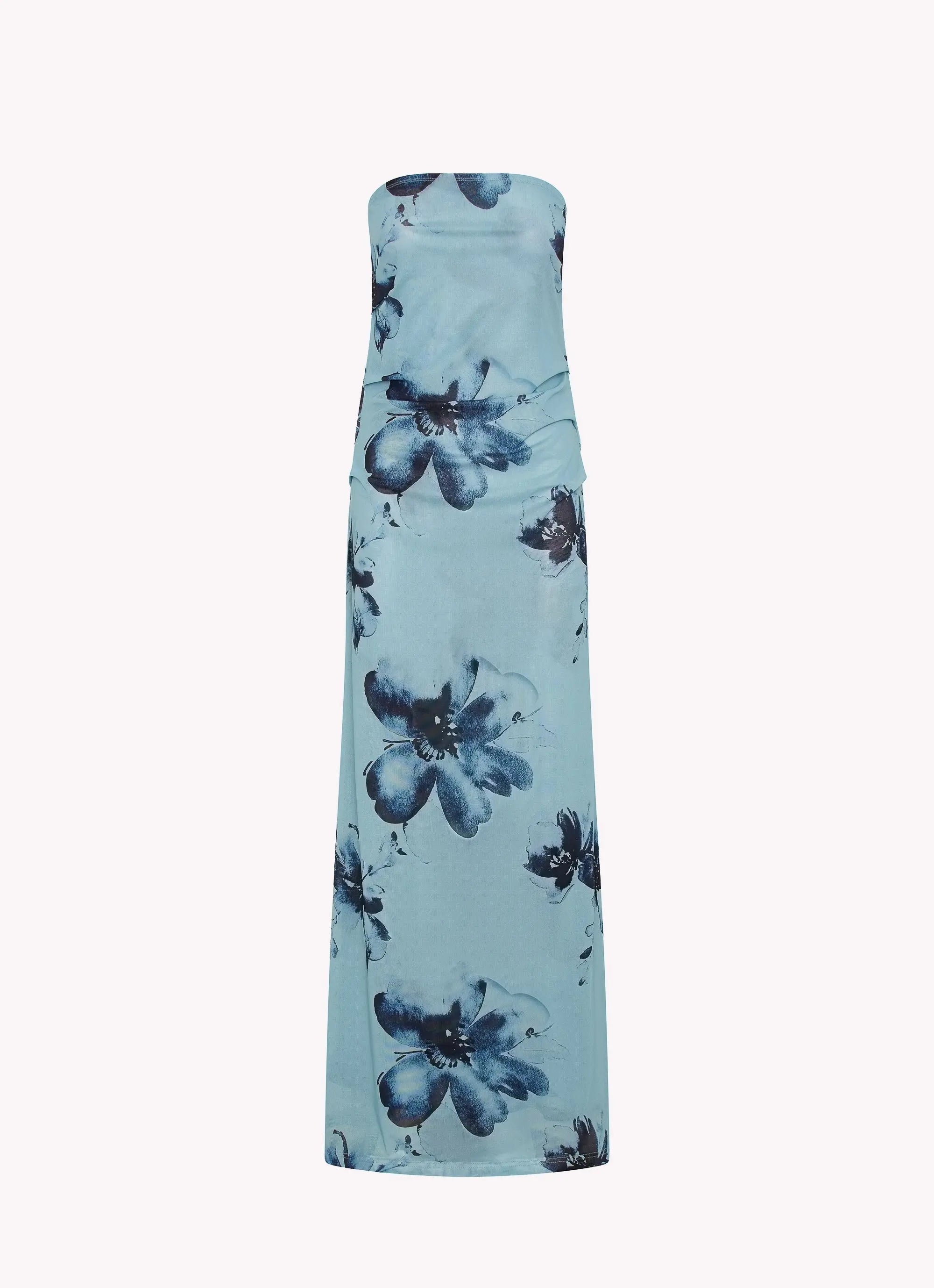 Women's Field Of Dreams | Maxi Dress with Strapless Neckline & Ruched Sides | Elegant Fit for Moonlit Adventures - Women 6