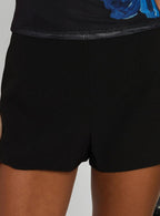 Women's Film Noir Tailored Shorts Black 5
