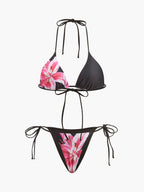 Floral High Waisted Bikini Set with Detachable Mesh Skirt | Stylish Comfort for Beach Days 1