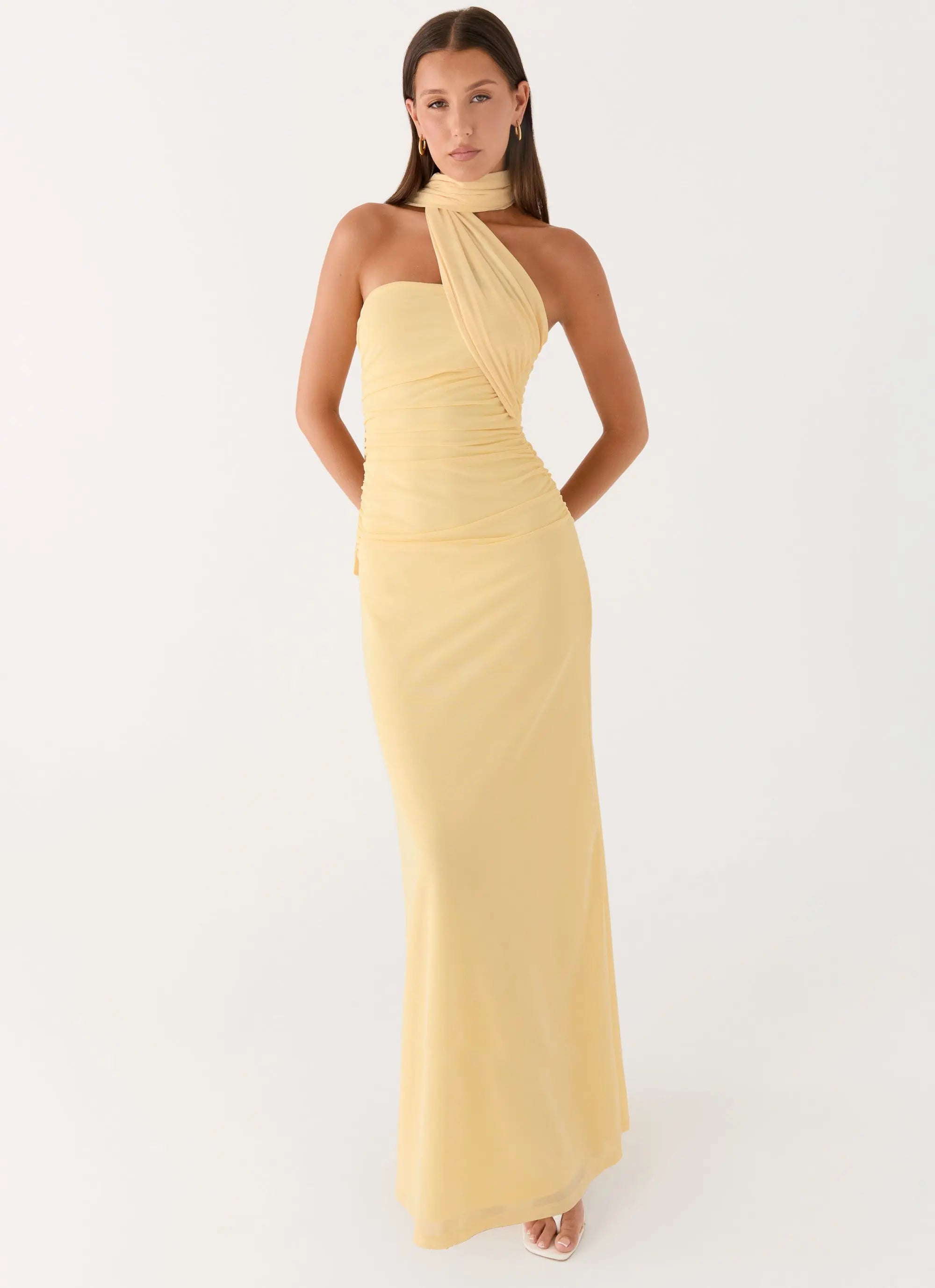 Women's Floral Maxi Dress with Strapless Neckline | Chic Long Dress for Evening Elegance - Women's | Maxi length — elong 3