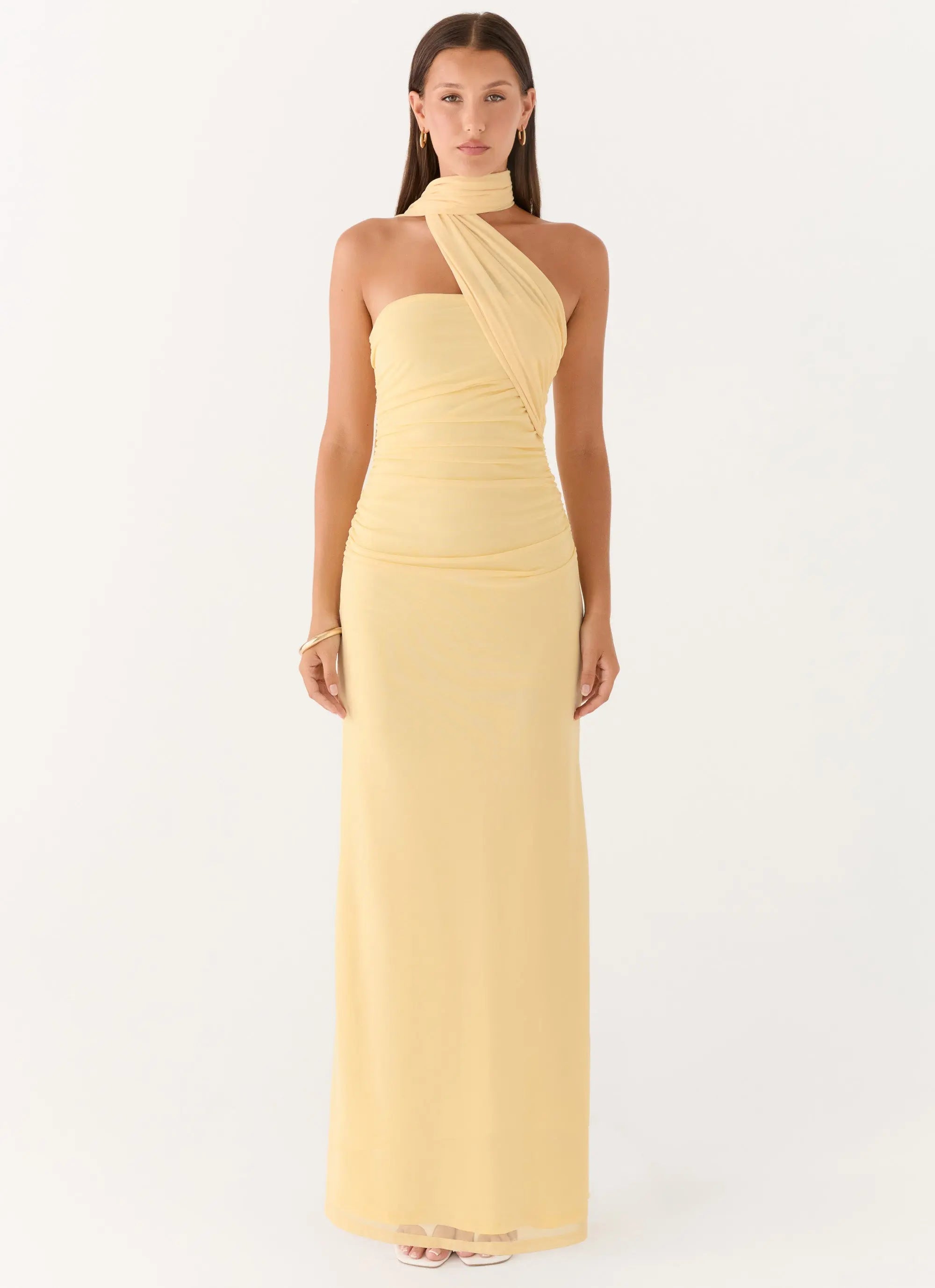 Women's Floral Maxi Dress with Strapless Neckline | Chic Long Dress for Evening Elegance - Women's | Maxi length — elong 5