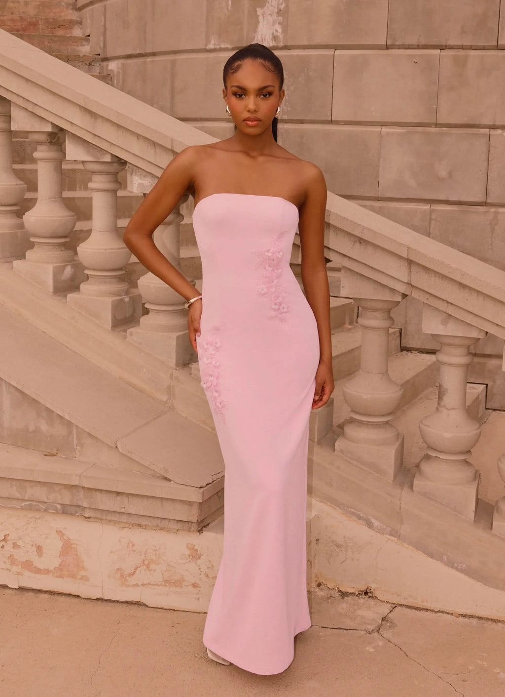 Women's Floral Maxi Dress with Thigh-High Split | Stunning Evening Wear for Women | Maxi length — elongates your figure  0