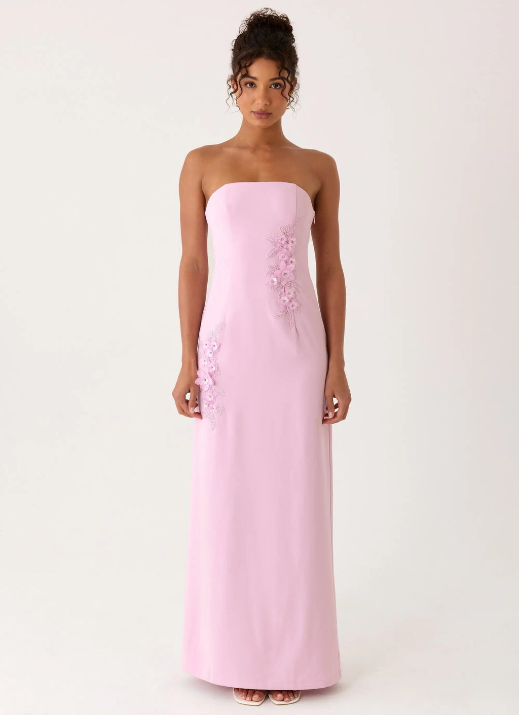 Women's Floral Maxi Dress with Thigh-High Split | Stunning Evening Wear for Women | Maxi length — elongates your figure  1