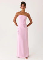 Women's Floral Maxi Dress with Thigh-High Split | Stunning Evening Wear for Women | Maxi length — elongates your figure  5