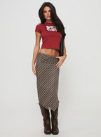 Women's Harbor Stripe Midi Skirt Multi 1