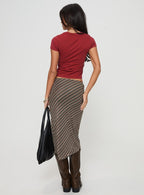 Women's Harbor Stripe Midi Skirt Multi 4
