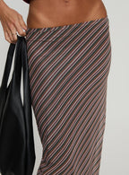 Women's Harbor Stripe Midi Skirt Multi 5