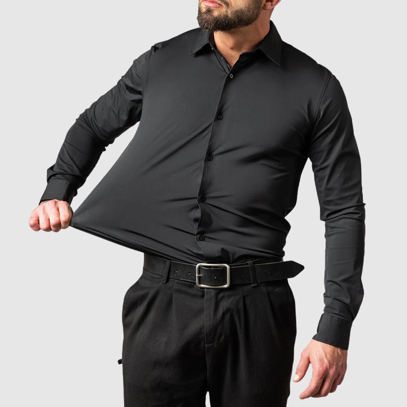 Women's Henri L'Éclatant Slim-Fit Stretch Dress Shirt | Fit: Slim fit 5