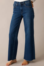 Women's In The Countryside Dark Wash Straight Leg Jeans | 95% Cotton 7
