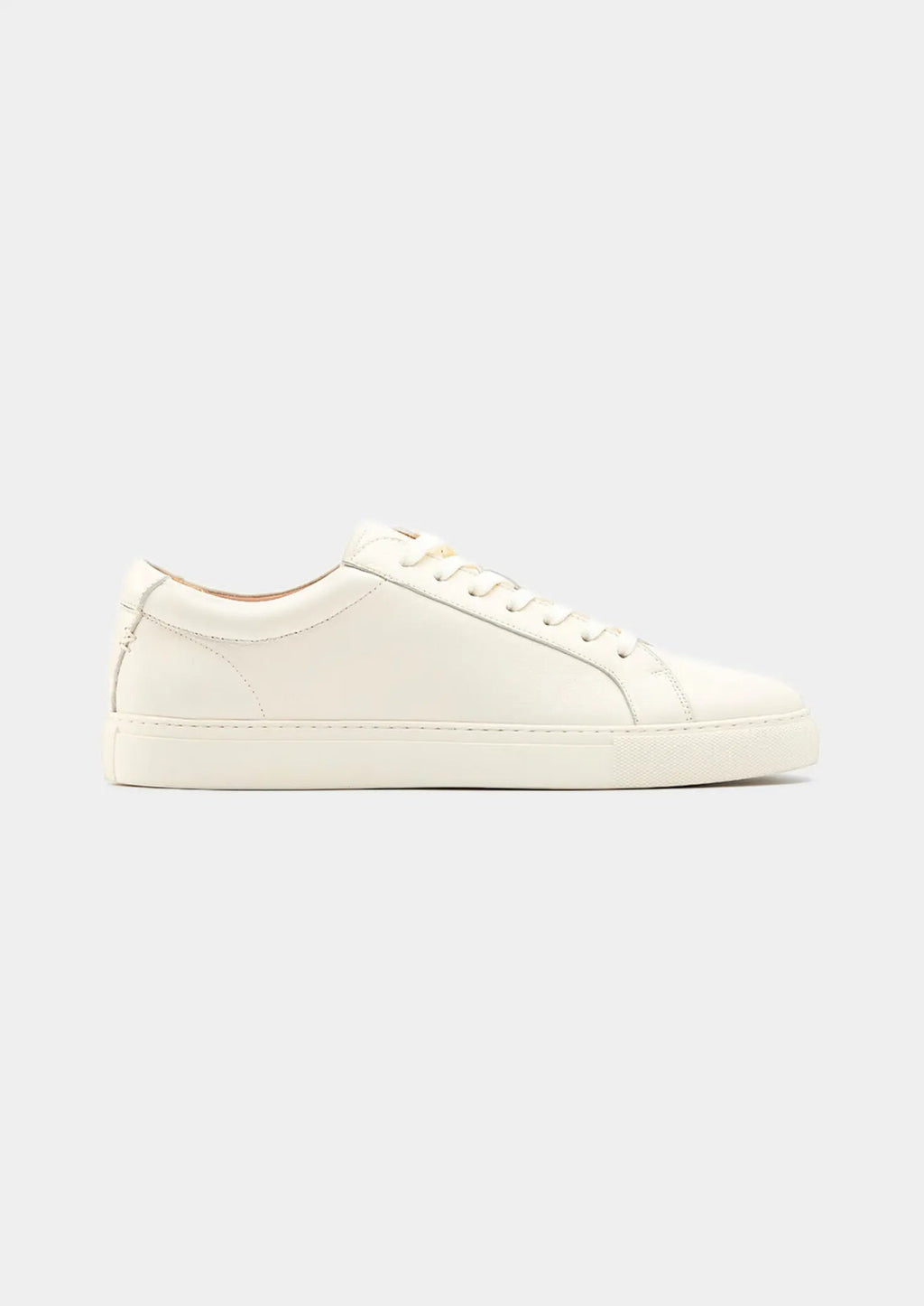 Women's Ivory Minimal Leather Sneaker 0