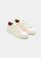 Women's Ivory Minimal Leather Sneaker 1