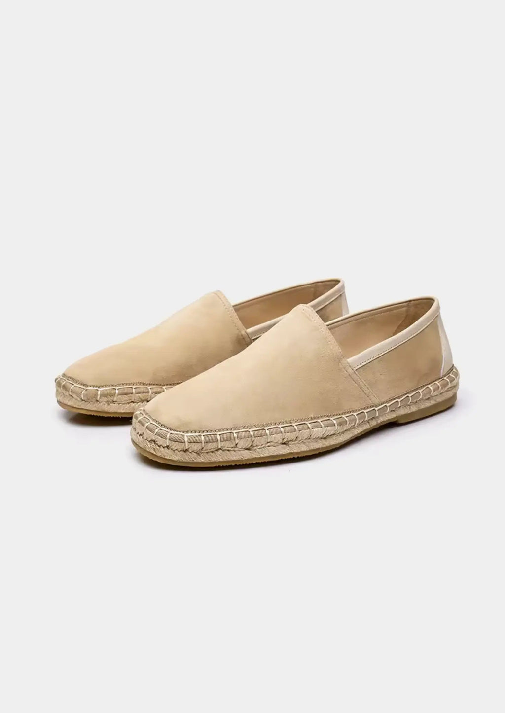 Women's Ivory Suede Seaside Espadrilles 0