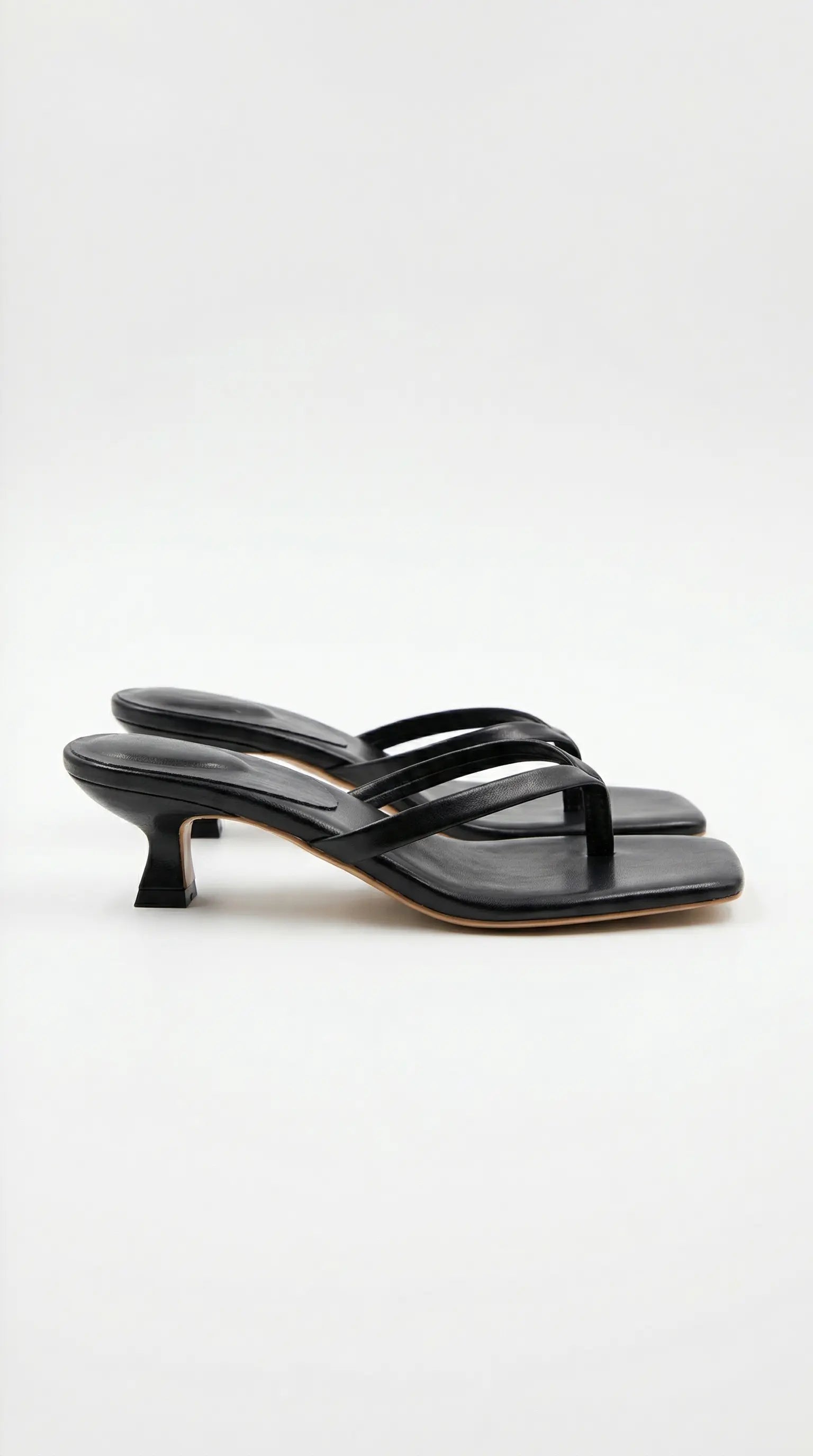 Women's Jessica Collection | Women's Sandals with Kitten Heel & Comfortable Toe Post | Chic Minimalist Design for Effort 0