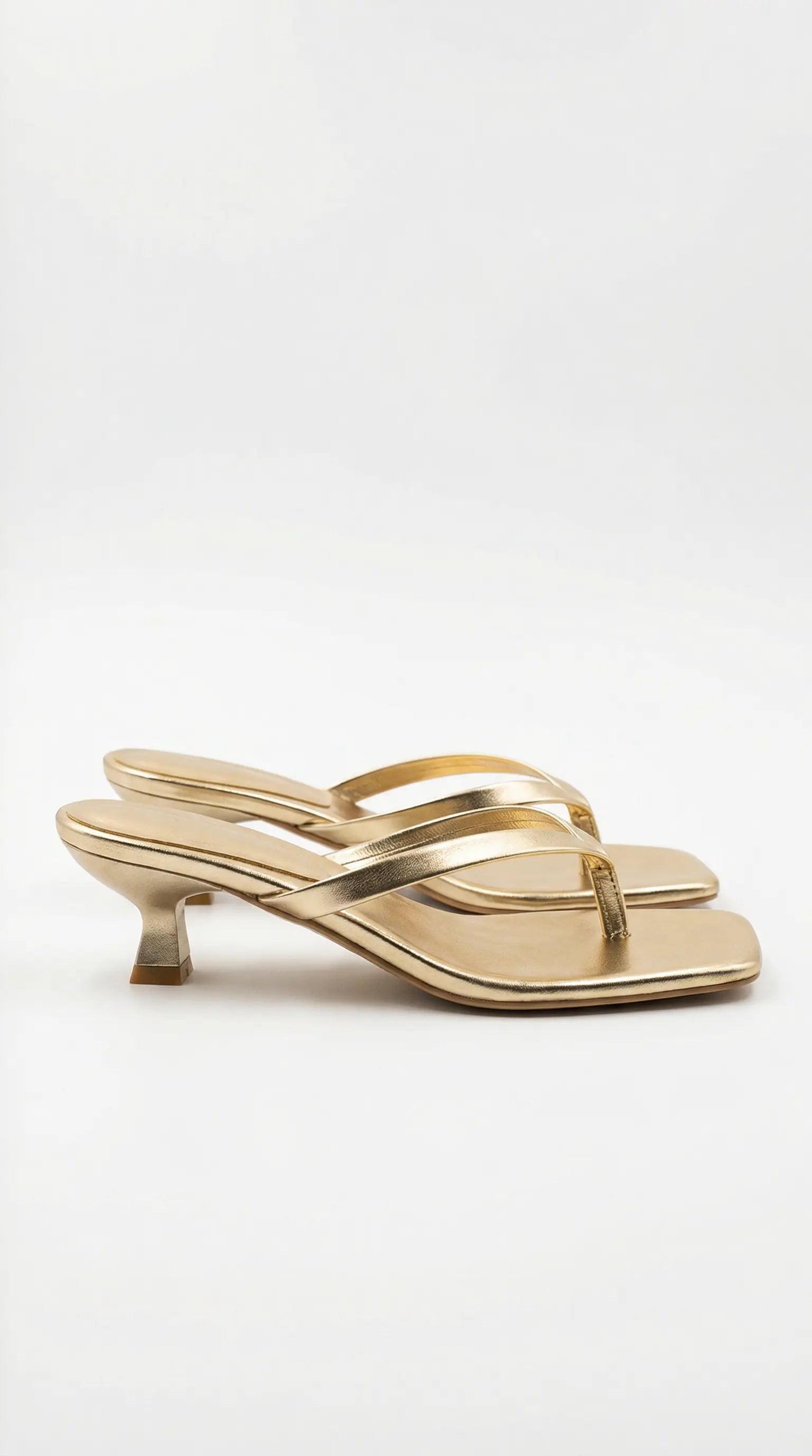 Women's Jessica Collection | Women's Sandals with Kitten Heel & Comfortable Toe Post | Chic Minimalist Design for Effort 3