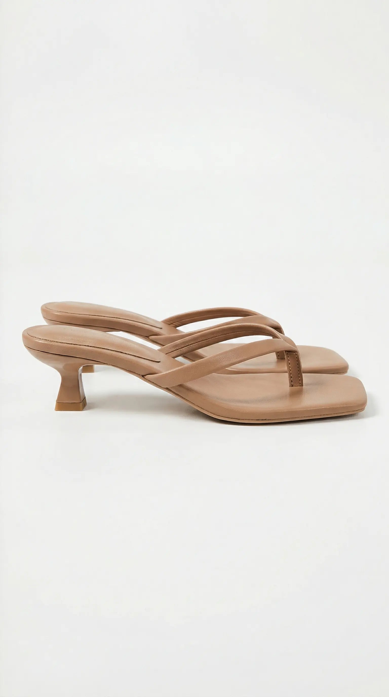 Women's Jessica Collection | Women's Sandals with Kitten Heel & Comfortable Toe Post | Chic Minimalist Design for Effort 6