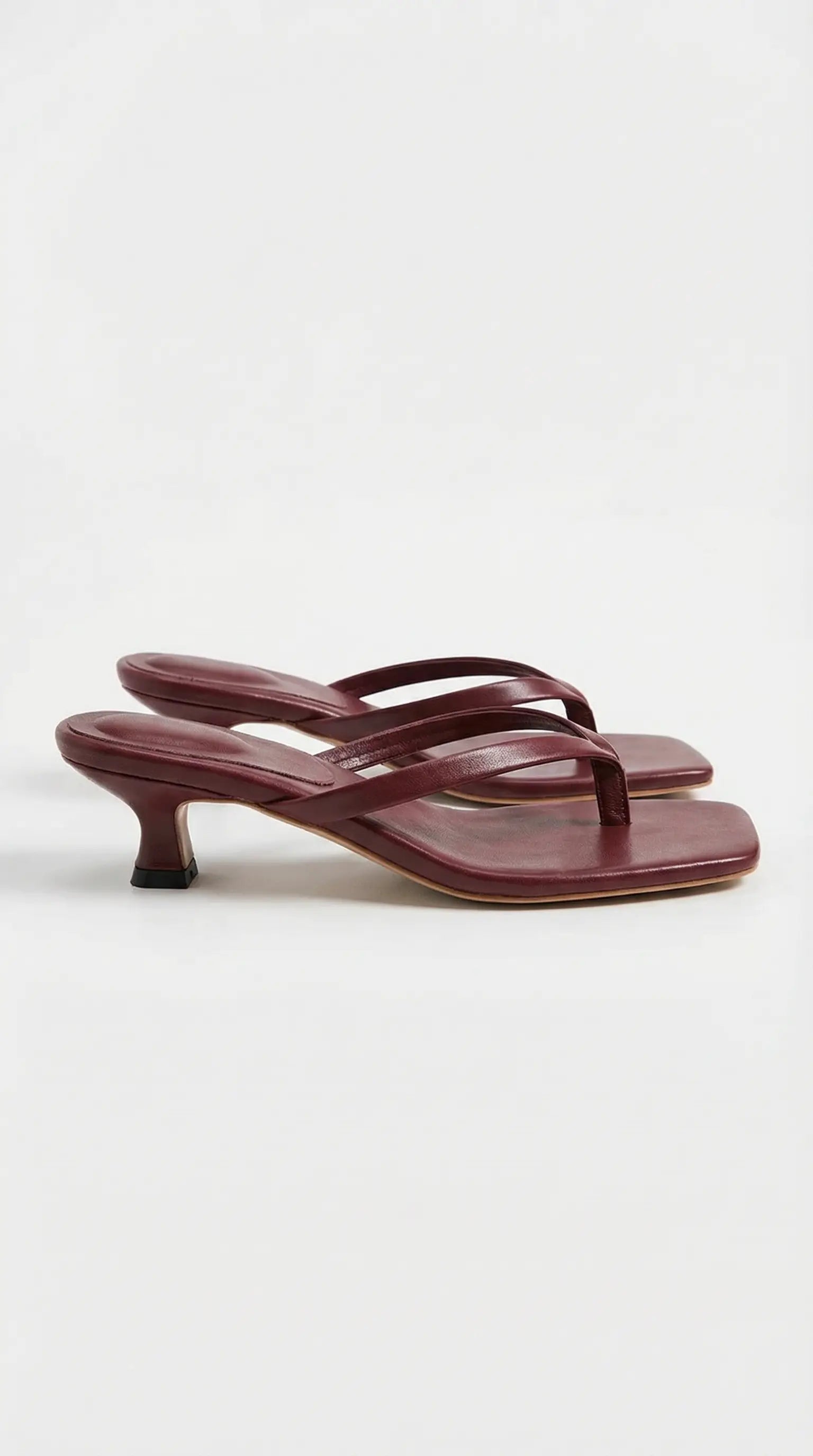 Women's Jessica Collection | Women's Sandals with Kitten Heel & Comfortable Toe Post | Chic Minimalist Design for Effort 9