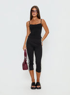Women's Jobey Capri Pants Black | Capri pants with stripe detail & mid-rise fit 2