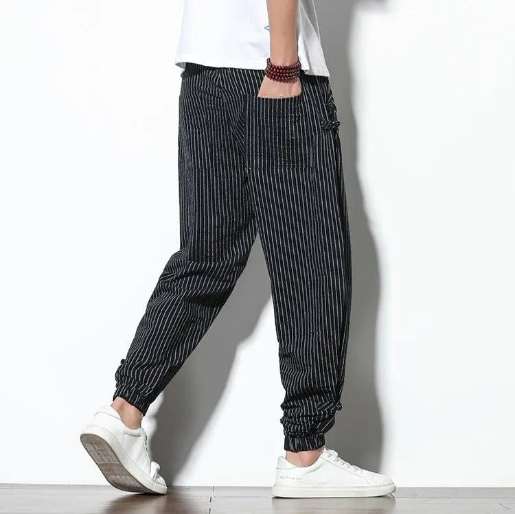 Women's Kaizen Striped Joggers | Soft 3