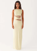 Women's Karma Collection | Maxi Dress for Women with Lace Waist Detail | Elegant Long Dress for Stunning Evening Moments 0