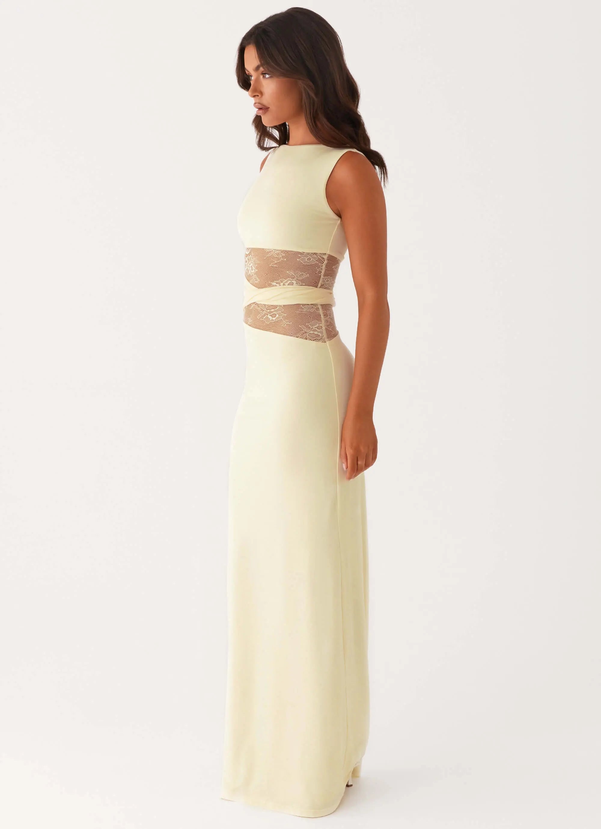 Women's Karma Collection | Maxi Dress for Women with Lace Waist Detail | Elegant Long Dress for Stunning Evening Moments 1