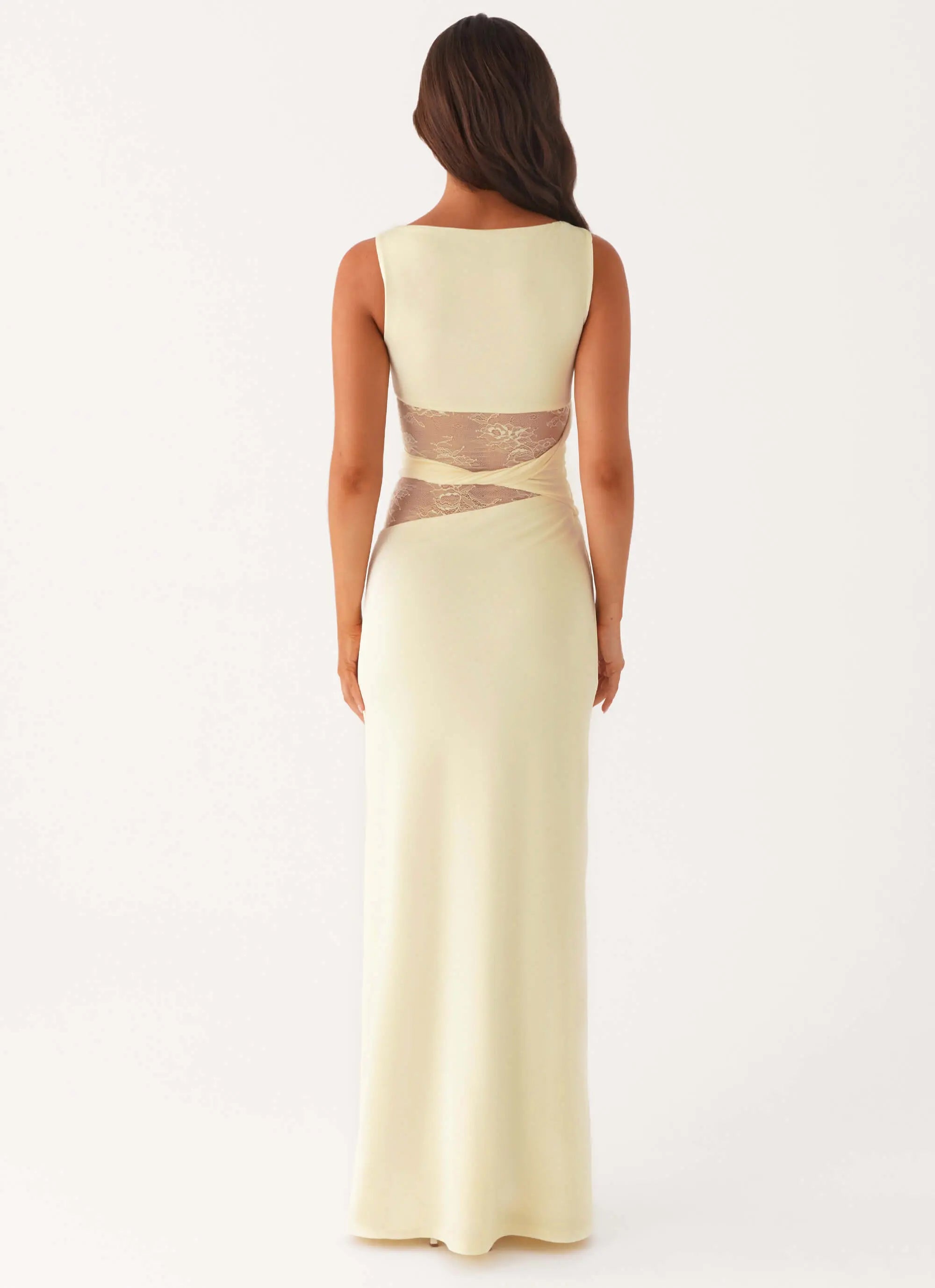 Women's Karma Collection | Maxi Dress for Women with Lace Waist Detail | Elegant Long Dress for Stunning Evening Moments 2
