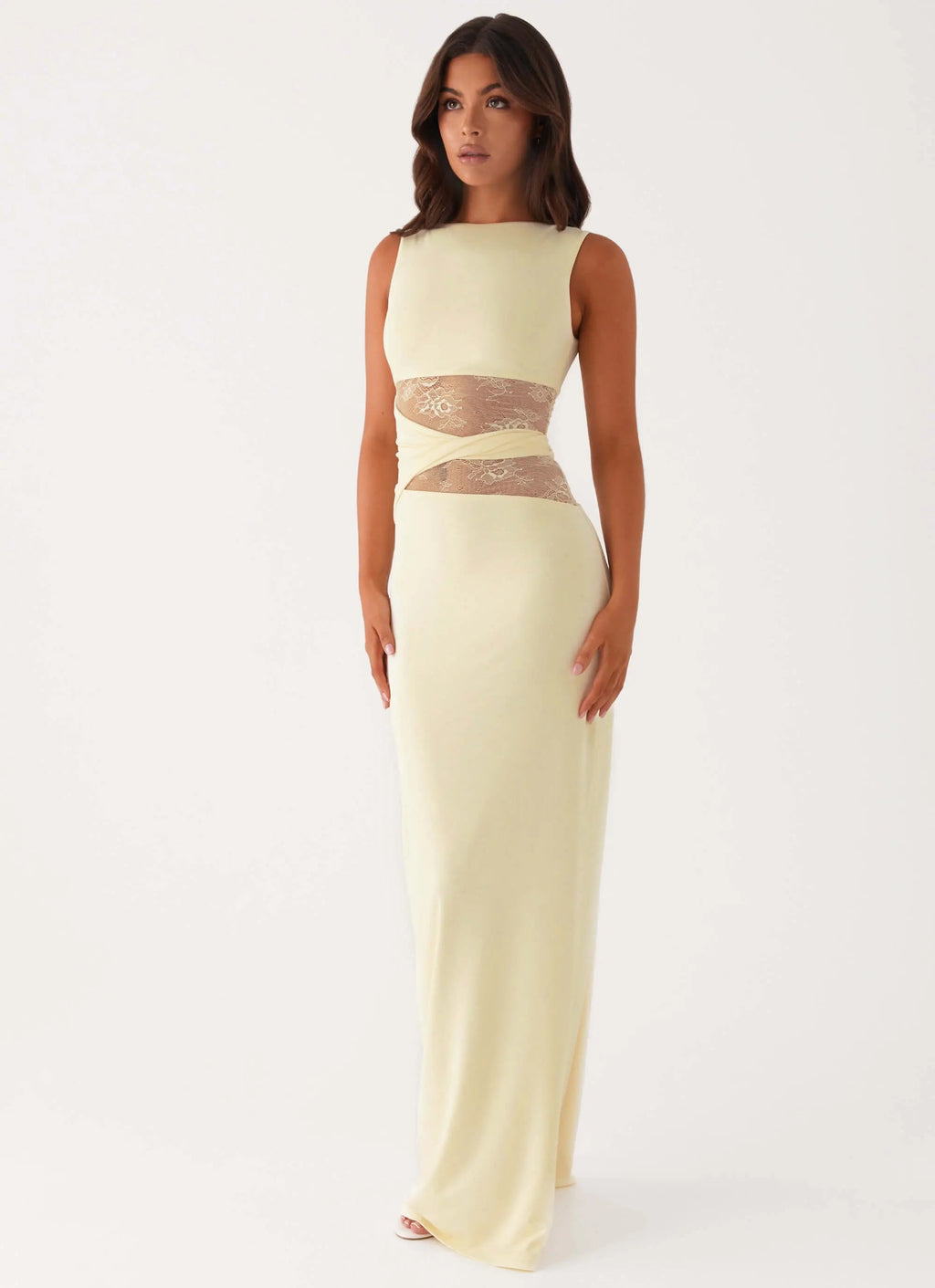 Women's Karma Collection | Maxi Dress for Women with Lace Waist Detail | Elegant Long Dress for Stunning Evening Moments 3