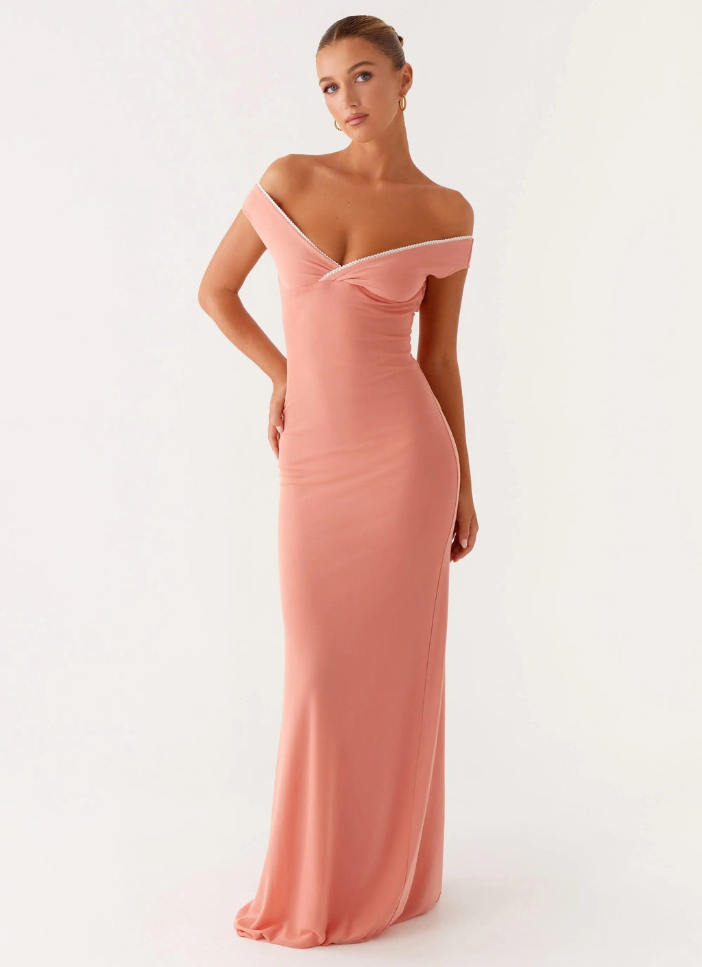 Women's Katiya | Maxi Dress with Off-the-Shoulder Neckline | Elegant Fit for Effortless Style - Women's | Maxi length —  0