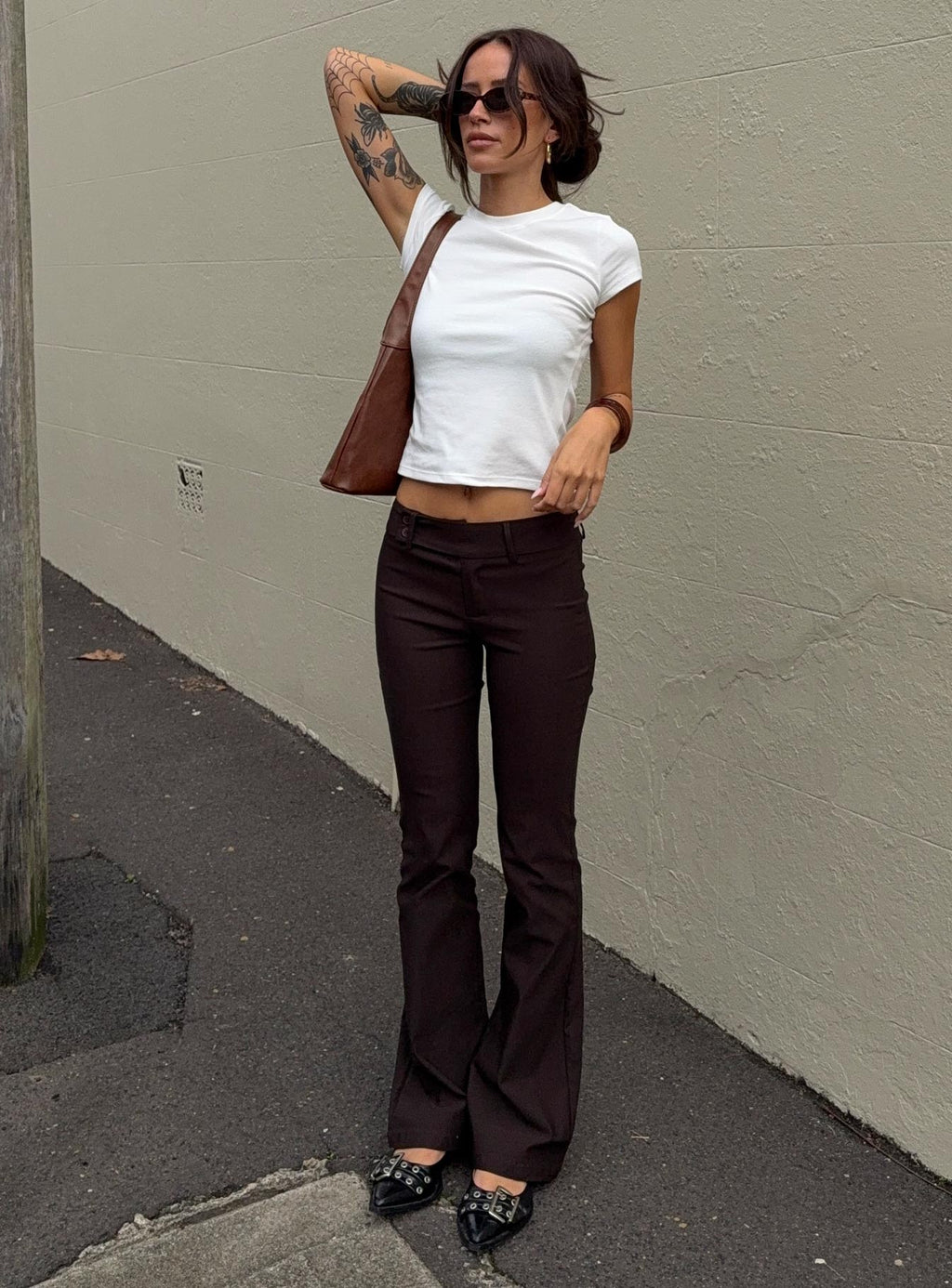 Women's Kinkirk Flared Pants Chocolate 0