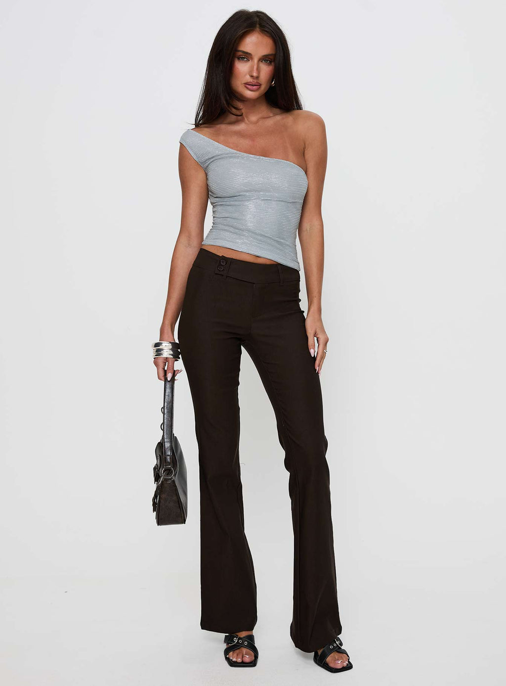 Women's Kinkirk Flared Pants Chocolate 2