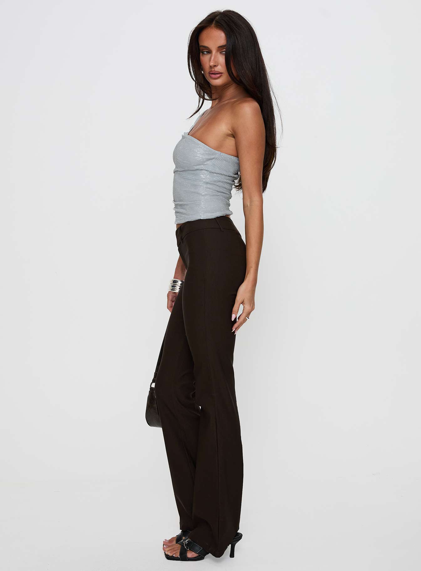 Women's Kinkirk Flared Pants Chocolate 3