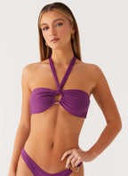 Women's Kivara Collection | Bikini Top with Halter Neck Tie & Secure Fit | Stylish Swimwear for Effortless Beach Days |  0